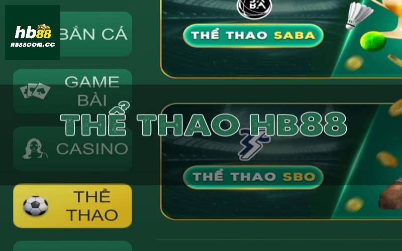 Các sảnh game thể thao hấp dẫn tại HB88